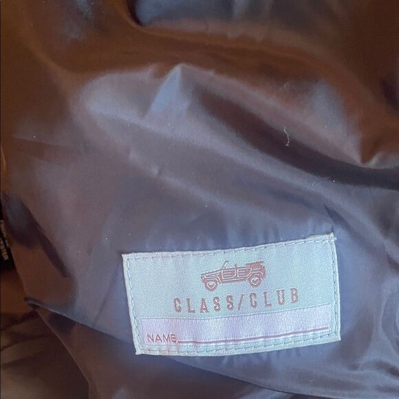 Class Club boys Black quilted Puffer hoodie Jacket size 10/12 - Picture 3 of 6